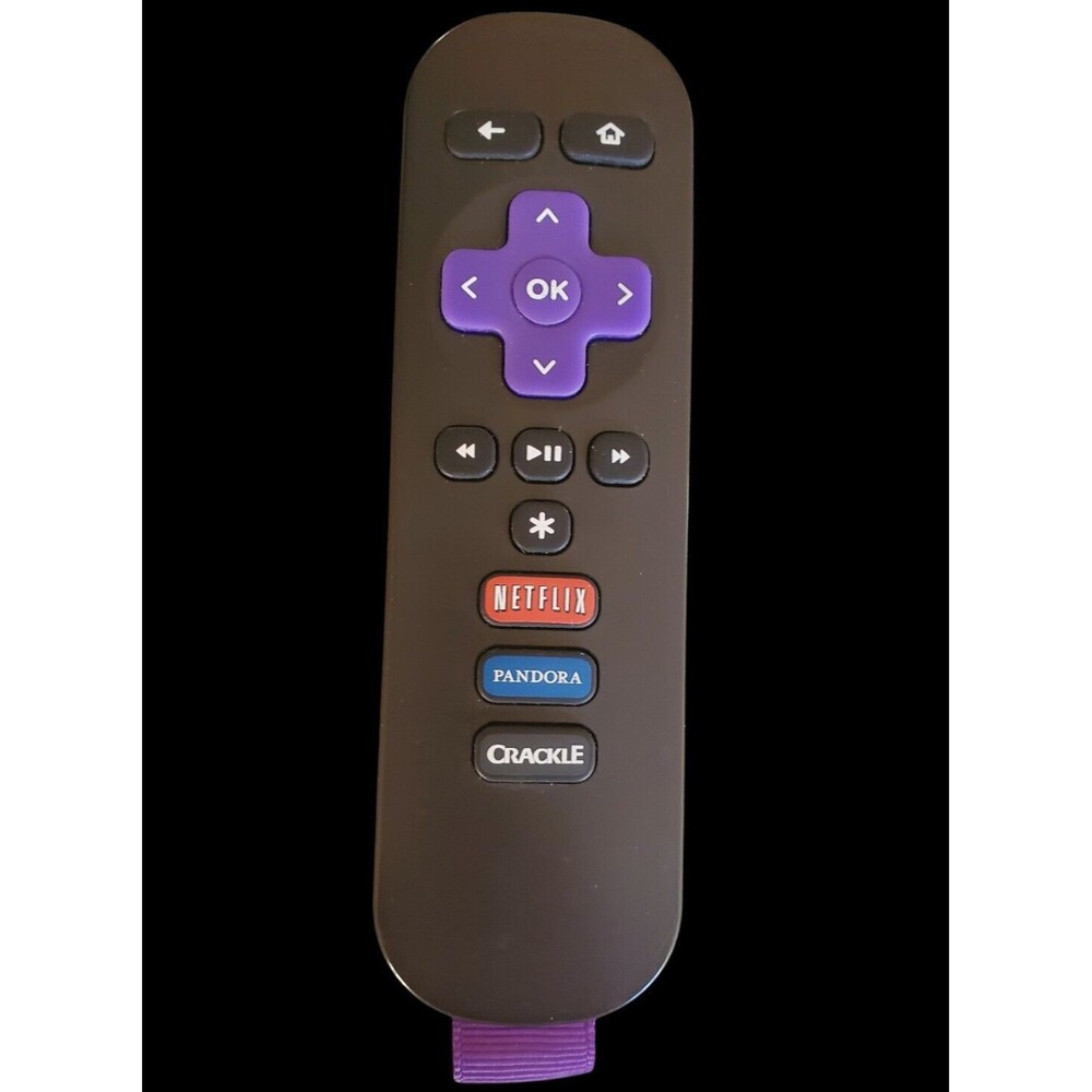 Used OEM Roku 9026000094-001 Remote Control With Netflix Pandora Crackle Buttons